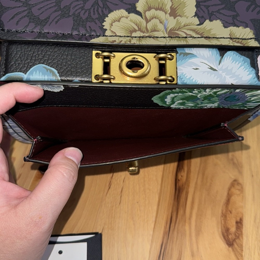 NWT Coach Troupe Crossbody With Kaffe Fassett Print - Picture 13 of 14